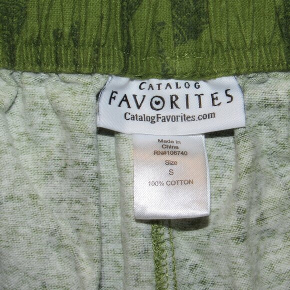 Catalog Favorites Giraffe Print Flannel Pajama PJ Lounge Pants Women's sz Small - Picture 3 of 3